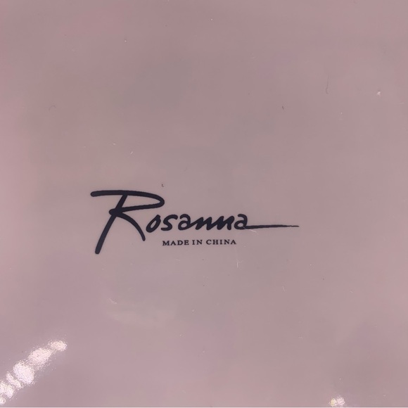Rosanna Paris Cafe Eiffel Tower 11" Square Dinner, Serve, Display Plate Retired - Picture 4 of 5